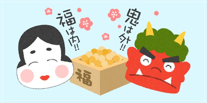 お絵描きイベント「鬼のお面作り」