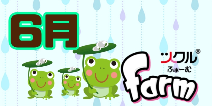 6月⭐️ツクルfarm活動報告